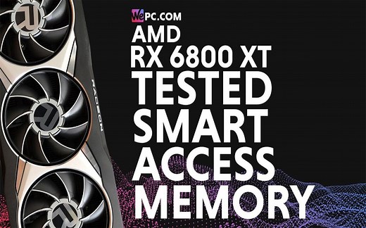 Smart Access Memory 开启 vs 关闭 游戏性能测试对比（4K分辨率，共7款游戏） RX 6800XT + R9 5900X