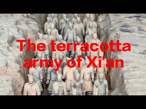 A glimpse of the Terracotta army of Xi'an, China 2025