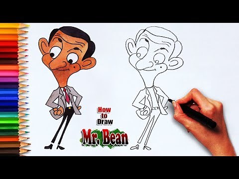 How to draw Mr Bean | Mr Bean drawing | Easy drawing tutorials | learning for arts
