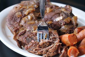 Mom's Best Sunday Pot Roast with Savory Onion Gravy Made Easy