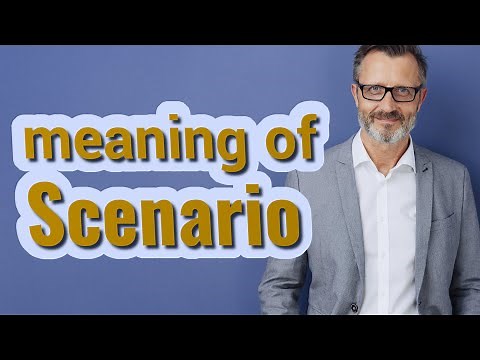 Scenario | Meaning of scenario