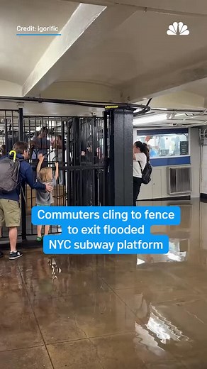 65K views · 372 reactions | It’s a scene we’re all too familiar with. Some subway stations get hit harder than others and avoiding the floodwaters can be a tough hurdle. Here’s a look at one station in Brooklyn. #nyc #weather #flooding | NBC New York | Facebook