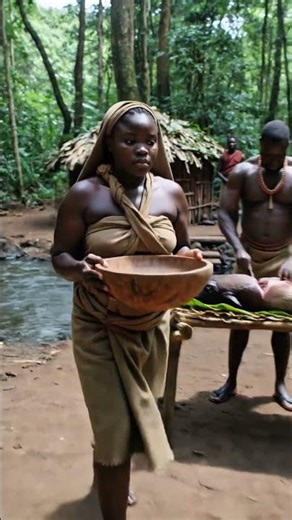 Bakossi Tribe Wild Boar Feast 🔥 African Jungle Cooking