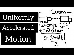 Freshman General Physics chapter two Uniformly accelerated motion