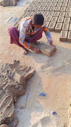 How to make bricks #shortvideo #buildingmaterial #constructionchannel #construction yyy