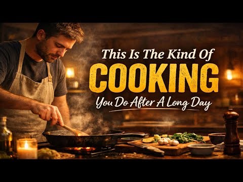 After a Long Day, Preparing Chicken Satay