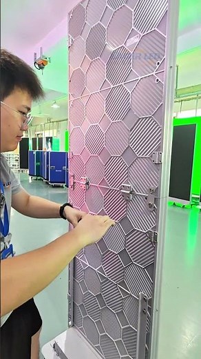LED poster displays that can be tiled to form a large LED screen.#posterleddisplay #leddisplay