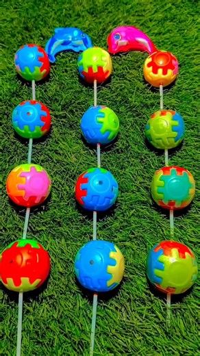 Sweet colourful ball puzzle chocolate | lolipop candy opening | #chocolate #candy #shorts #tranding