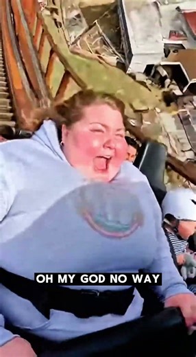 Most Intense Roller Coaster Reaction Caught on Camera #funny #viral #viralvideo #shorts #trending
