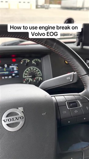 How to Use Engine Brake on Volvo EOG