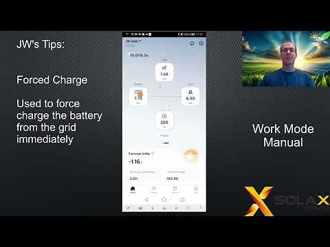 07 - Mode Manual - Solax Inverter User Settings Explained