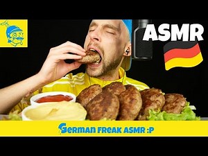 ASMR Frikadellen/ Buletten essen (ASMR Deutsch) - GFASMR