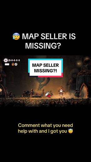 Hollow knight silksong map seller is gone and you’re missing maps 🗺️. Here’s silksong tips and secrets for a silksong map guide with map location to find Shakra #hollowknightsilksong #silksong #teamcherry #hollowknight #hollowknightsilksongmap