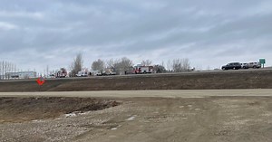 Moose Jaw police emergency crews respond to collision in construction zone