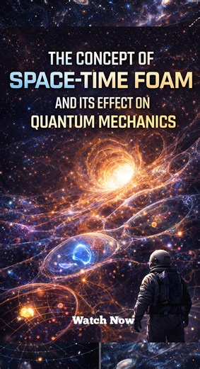 The concept of space-time foam and its effect on quantum mechanics. #space #fyp #astronomy #galaxy #DidYouKnow #universe #NASA #trending #viral #fblifestyle | Universe Explained
