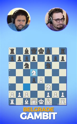 This Is How You Play The Belgrade Gambit! #explore | GothamChess