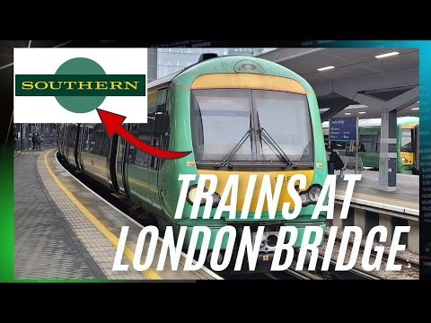 Trains and Tones at London Bridge including rare diversions of London Overground