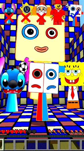 Sprunki OC Twenty Two Numberblocks Vs Spike Challenge In Minecraft #trend