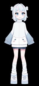 Doing a little dance [Live2D Model WIP]