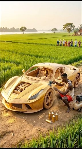 I Made a Ferrari from Wood 🏎️🌳 | Amazing DIY Build