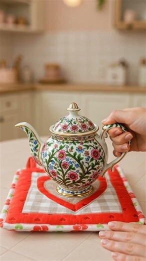 Sew This Heart in 10 Mins! ❤️☕️