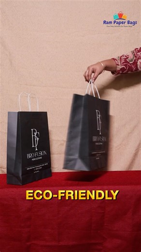 Upgrade Your Packaging with RAM Paper Bags | Order Now: +91 99523 04305 #paperbags #custombags #bag
