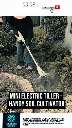 Mini Electric Tiller – Handy Soil Cultivator