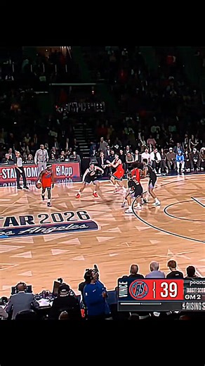 VJ Edgecombe Scores 10 Straight Pts for Team Vince 🛸🔥Fonts for Android and iPhone - www.fontskeyboard.com/share-now #foryoupage #nbaedits #basketball #foryou #highlights