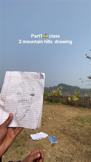 Mountain Hills Drawing Tutorial for Beginners