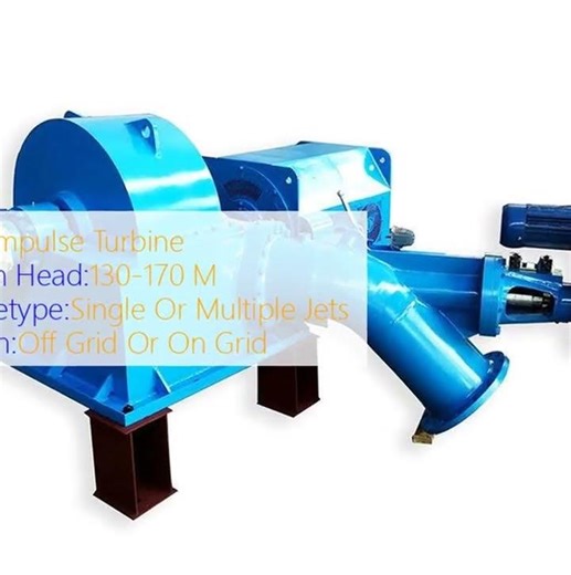 Turgo Turbine Generator 220V 11000V High Head Power