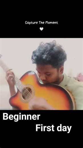 first day of guitar beginner