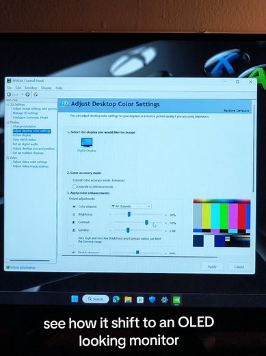 How to Shift IPS Monitors to OLED Look