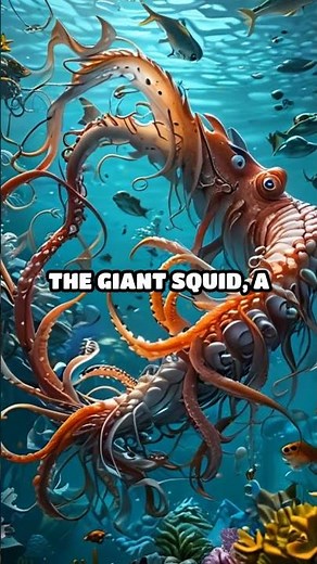 Kraken vs. Giant Squid: Deep Sea Duel