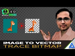 Coreldraw basic hindi | Trace Bitmap - हिन्दी मे