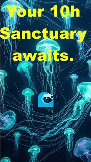 Deep Sea Sanctuary 🌊 10 HOURS Underwater journey for Deep Sleep & Anxiety Relief