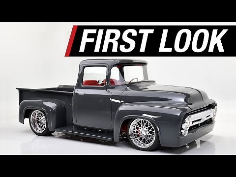 FIRST LOOK - 1956 Ford F-100 Custom Big-Window Pickup - BARRETT-JACKSON
