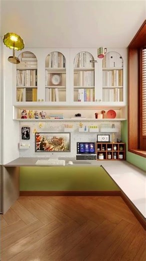 Small 9m² Study Room Makeover | Double Desk + Smart Storage Ideas