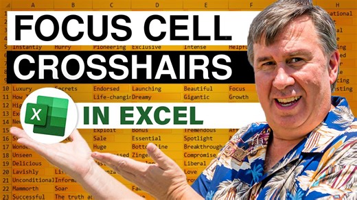 New Excel Focus Cell Feature Makes Active Cells Stand Out