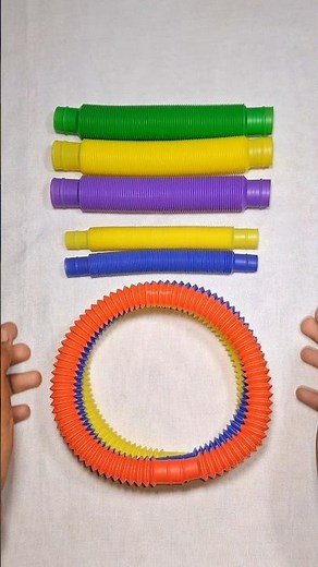 Satisfying Pop Tube Alien sound ASMR #satisfying #asmr #fidget #toys #creative #diy