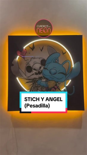 Cuadro de Angel y Stich: Un regalo espectacular