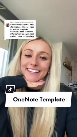 Reply to @austinmariel how to make a template and share it with coworkers 💻 #onenote #officetips