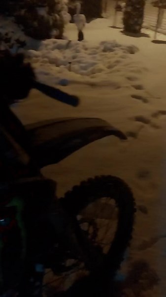 @#️⃣2️⃣6️⃣ #dc #yzf250 #śnieg #yamaha