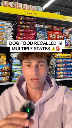 Nick Jackson on Instagram: "5/21/24 dog food recall in multiple states! #news #niickjackson #recall #dog #pet #petowner"