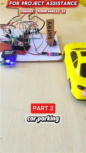 IoT Smart Car Parking System with ESP32 & Firebase (Part 2) Live Dashboard #shorts