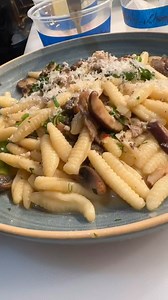 Remember that house-made cavatelli pasta? Now imagine it with oyster, shiitake & cremini mushrooms, broccolini, chili flake and a delicious pan sauce made with aromatics, white wine, mushroom stock & butter …. AND THEN TOPPED WITH TRUFFLED PECORINO CHEESE! You won’t be disappointed with this one. #oliviasfairhaven #goodfoodinfairhaven #mushroomcavatelli #broccolini #pansauce #truffledpecorino #pasta #housemadepastas | Olivia’s Restaurant Fairhaven