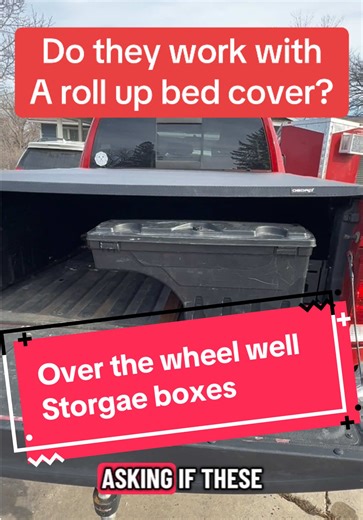 Over the Wheel Well Storage Boxes Compatibility