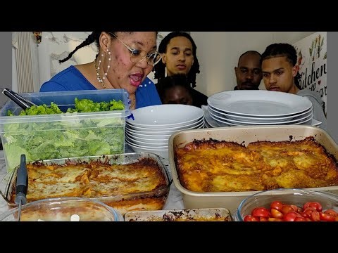 Dish dinner with me for my family of 8