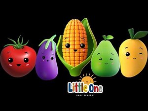 Dancing fruit dancing veggies 🥕 🍑🍓🍆🍒 CUTE Animation - Sensory video - High Contrast Sensory