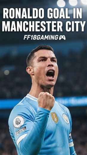 Ronaldo’s Goal for Manchester City! 💙⚽ Unbelievable Finish! #shorts #ytshorts