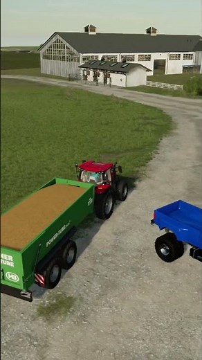 Loading Meridian Silo With Auger | Farming Simulator 22 | #Shorts